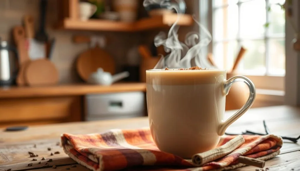 Homemade Vanilla Cinnamon Milk Tea